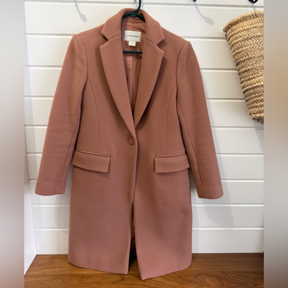 Club Monaco Salmon Wool Jacket